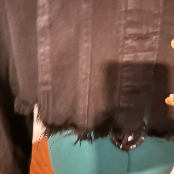 Better Be Black Jean Jacket for Women, Size: Large - Picture 4 of 8